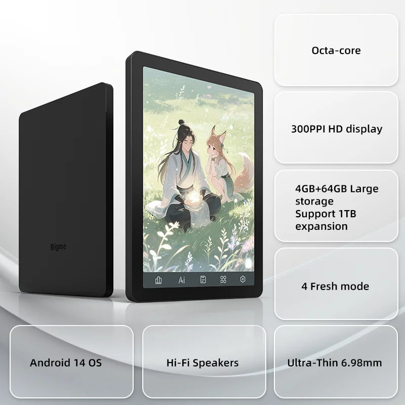 BIGME B6 E Ink Ebook Reader With Android And Google Play