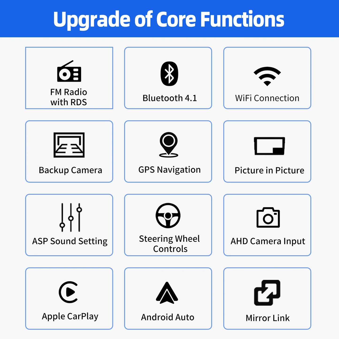 ESSGOO Android Car Stereo Apple CarPlay For Honda Jazz