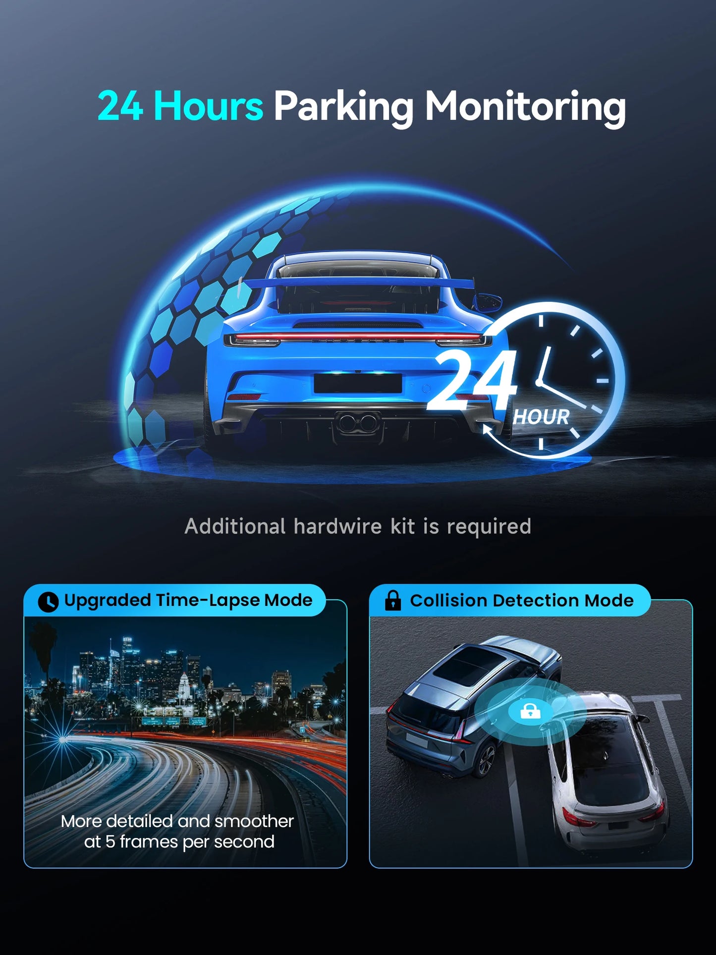 Ddpai Z60 Pro 4K Dash Cam Sony Starvis2 Sensor GPS