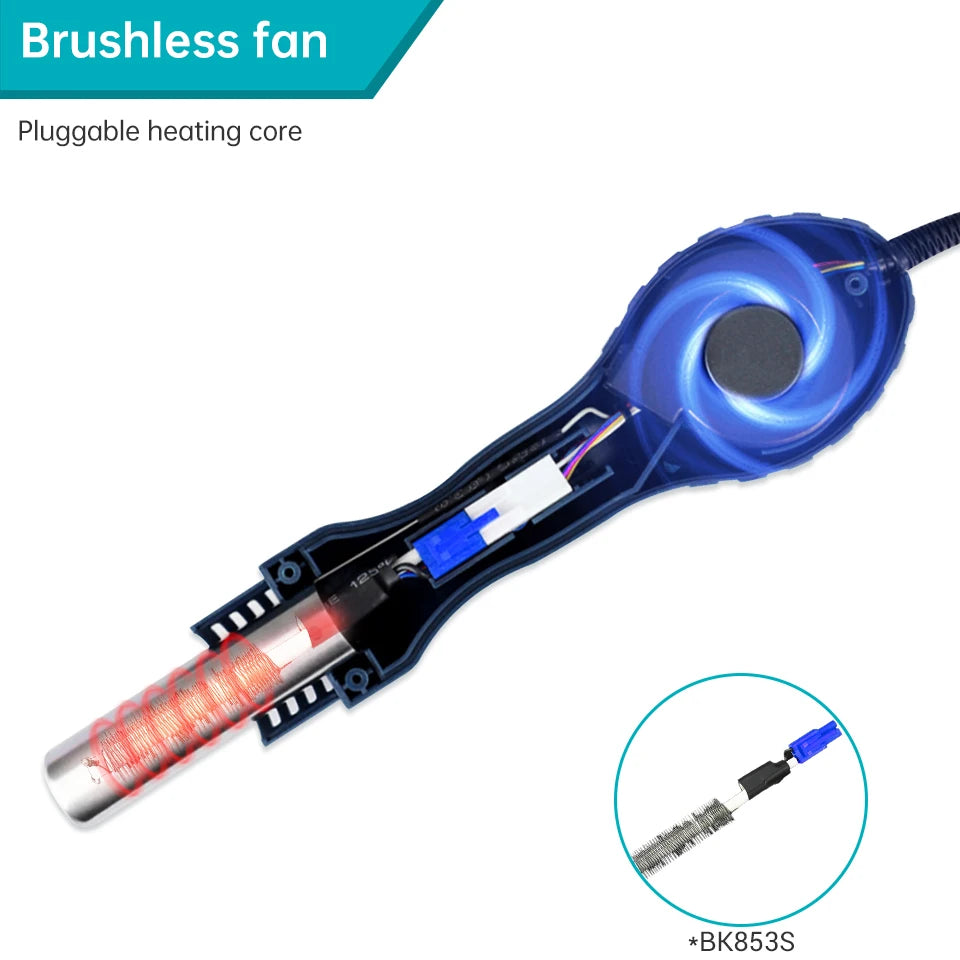 BAKON BK880 Hot Air Rework Station 550W Soldering Dryer