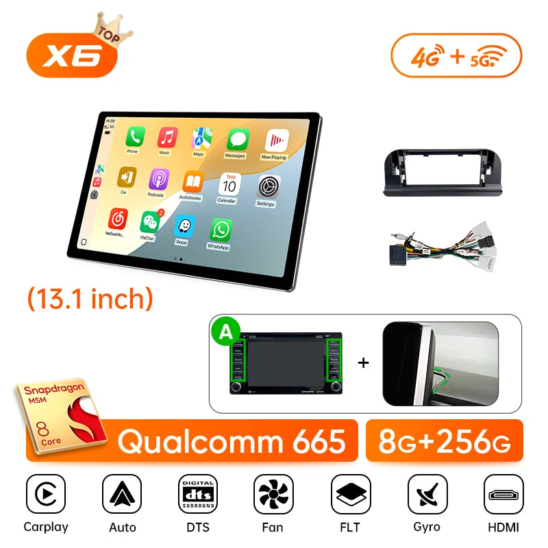 Ainavi Wireless CarPlay Android Auto Car Stereo Toyota Corolla E210