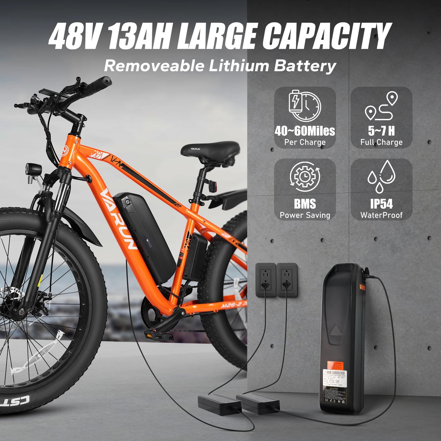 Varun M26 Pro E Bike 750W Peak Motor 48V BatterySystem