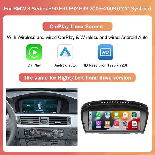 Wincago Wireless CarPlay Android Auto Car Multimedia Display For BMW 3 Series