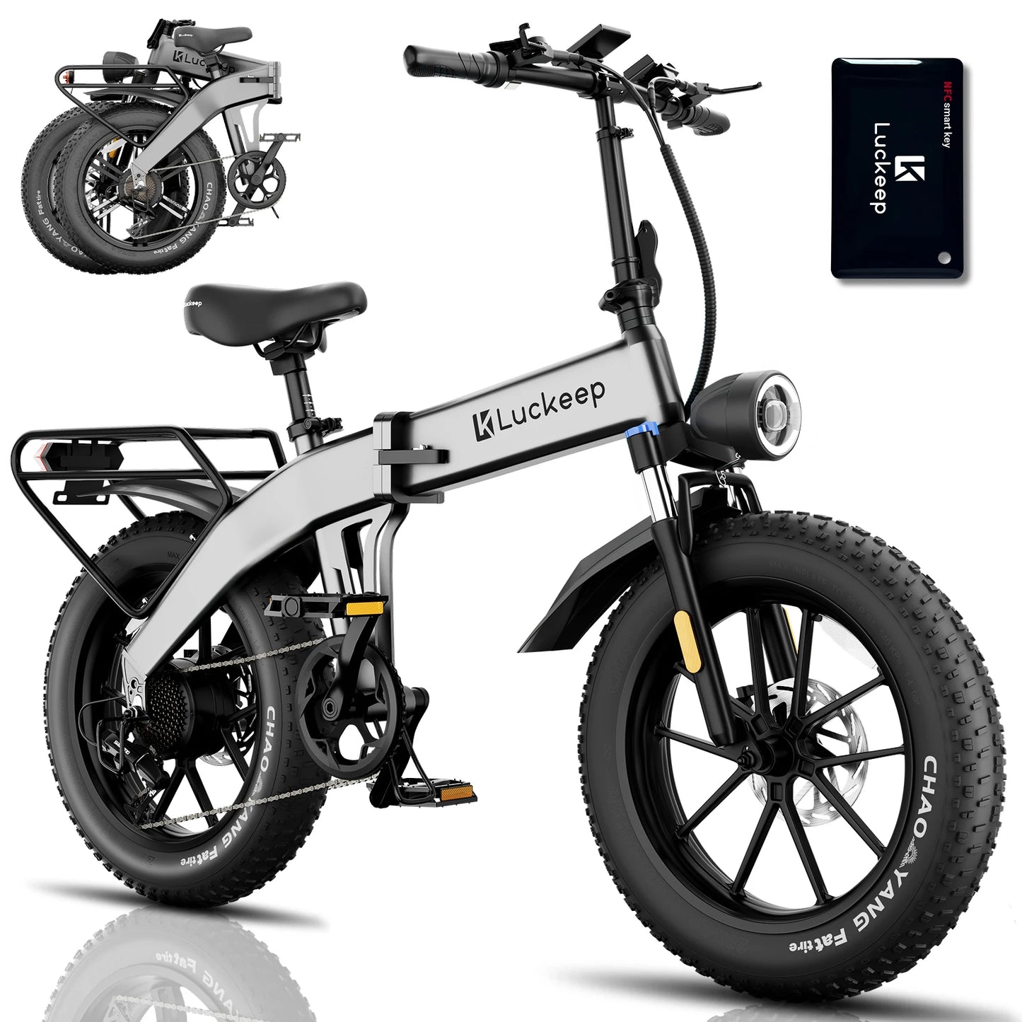 Luckeep X1 Folding Electric Bike With 1000W Peak Motor