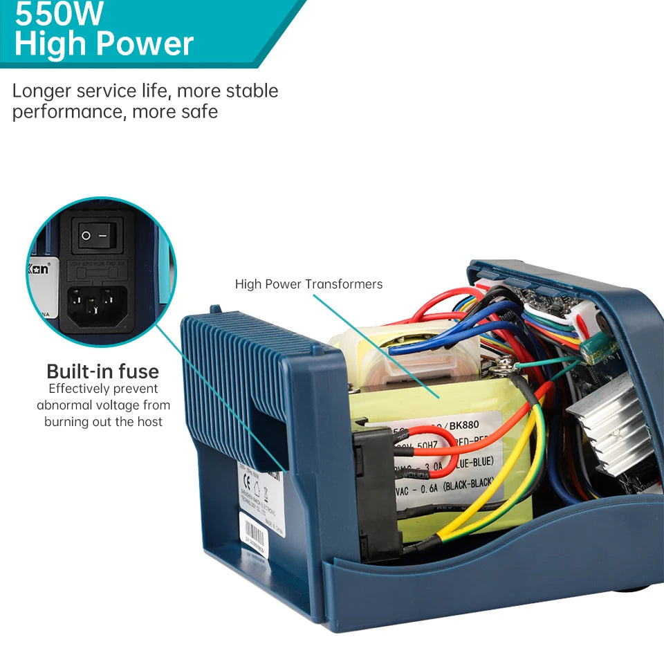 BAKON BK880 Hot Air Rework Station 550W Soldering System