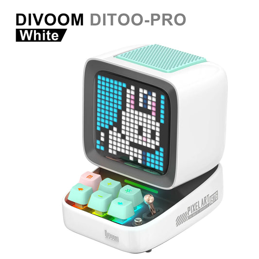 Divoom Ditoo-Pro Retro Pixel Art Bluetooth Speaker With LED Display