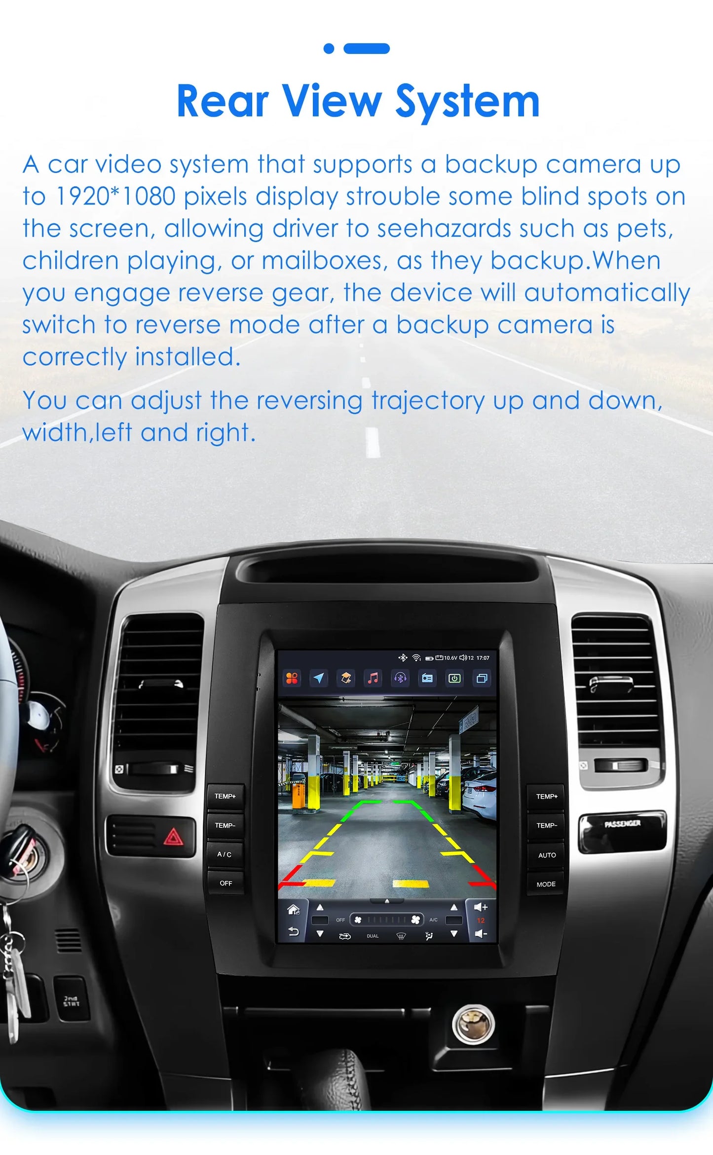 OSSURET Android Car Stereo For Toyota Prado Land Cruiser 120