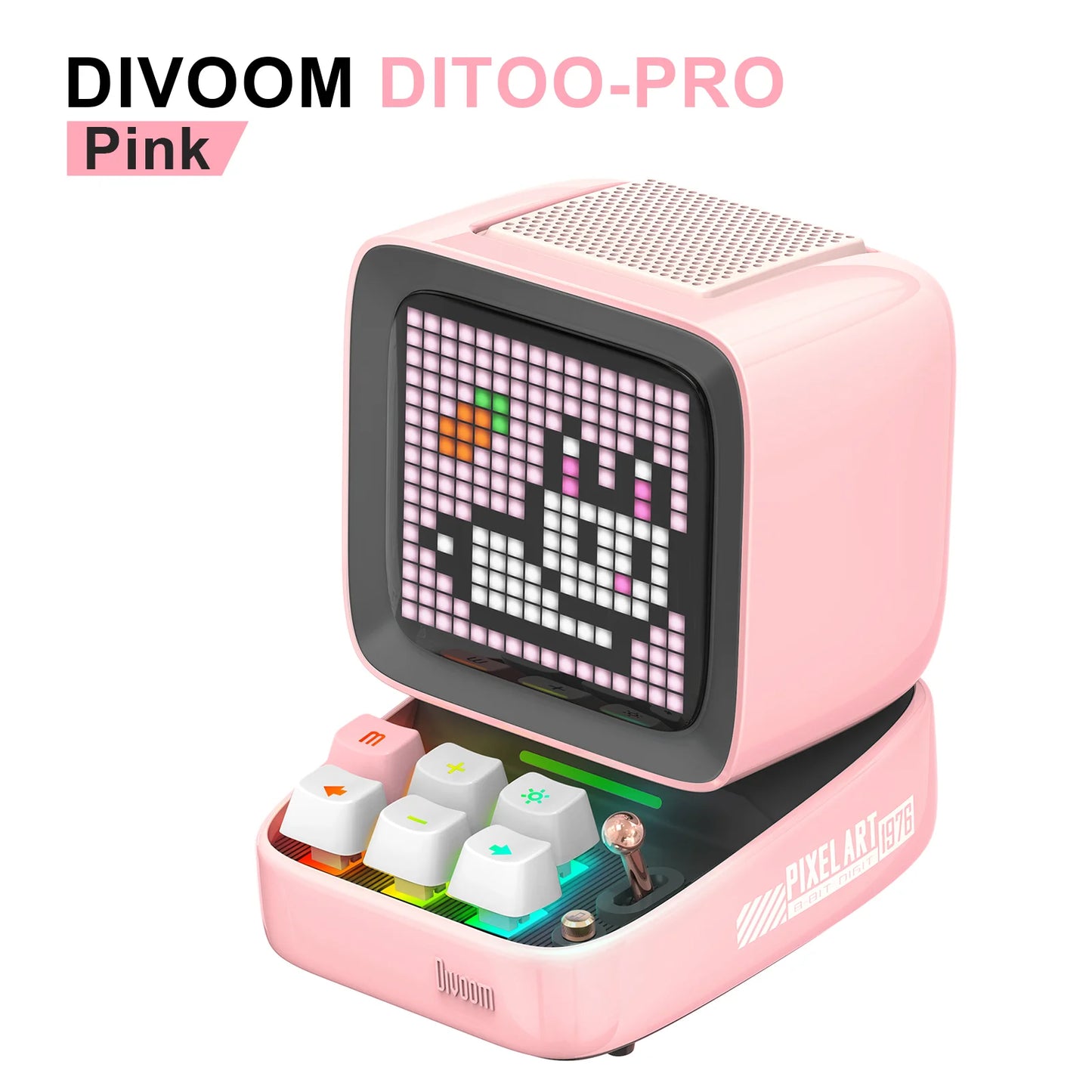 Divoom Ditoo-Pro Retro Pixel Art Bluetooth Speaker With LED Display