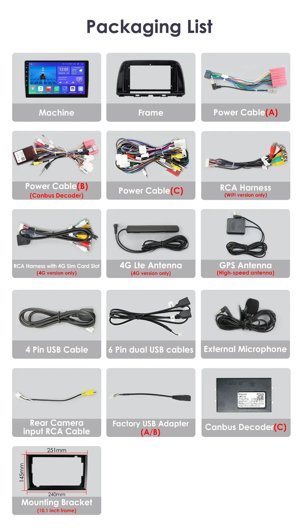 OSSURET Android 13 Mazda CX5 Car Stereo GPS 4G 8Core