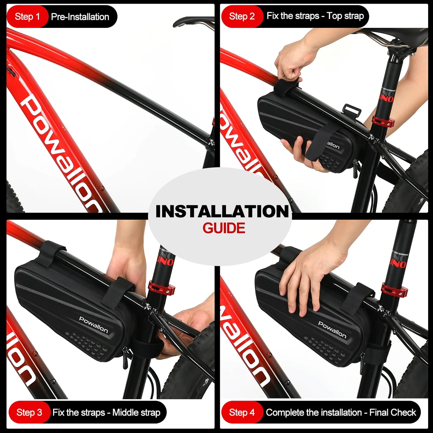 48V Ebike Triangle Battery Case Waterproof With 10Ah 13Ah 20Ah