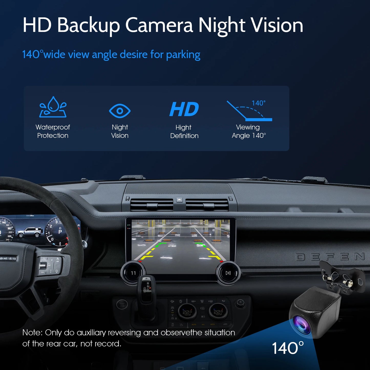 Haudio Double Din Car Stereo With Wireless CarPlay Android Auto