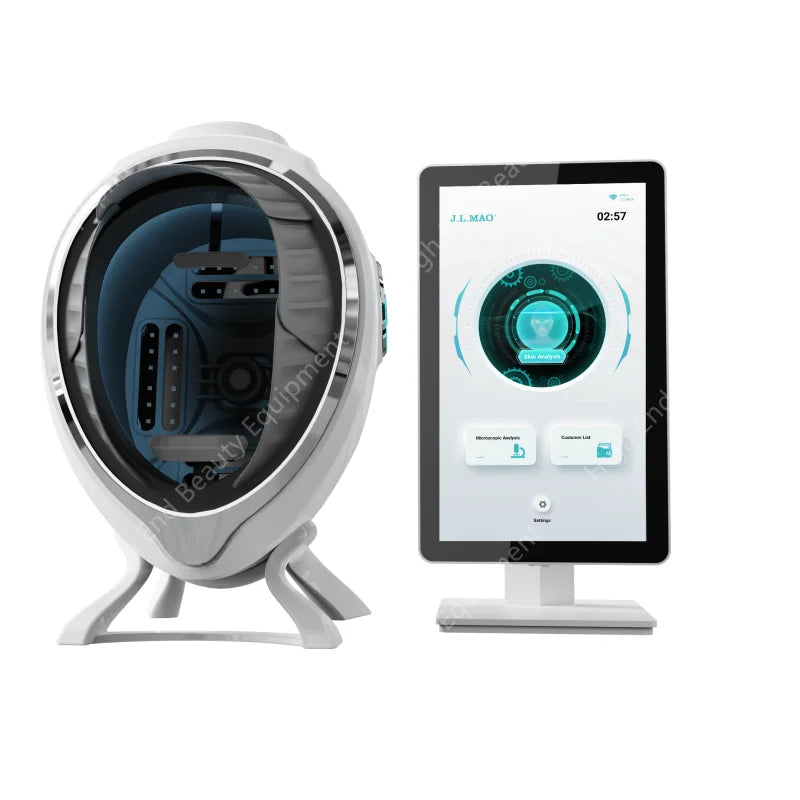 BOMPC Portable 3D AI UV RGB Skin Analyzer Facial Scanner