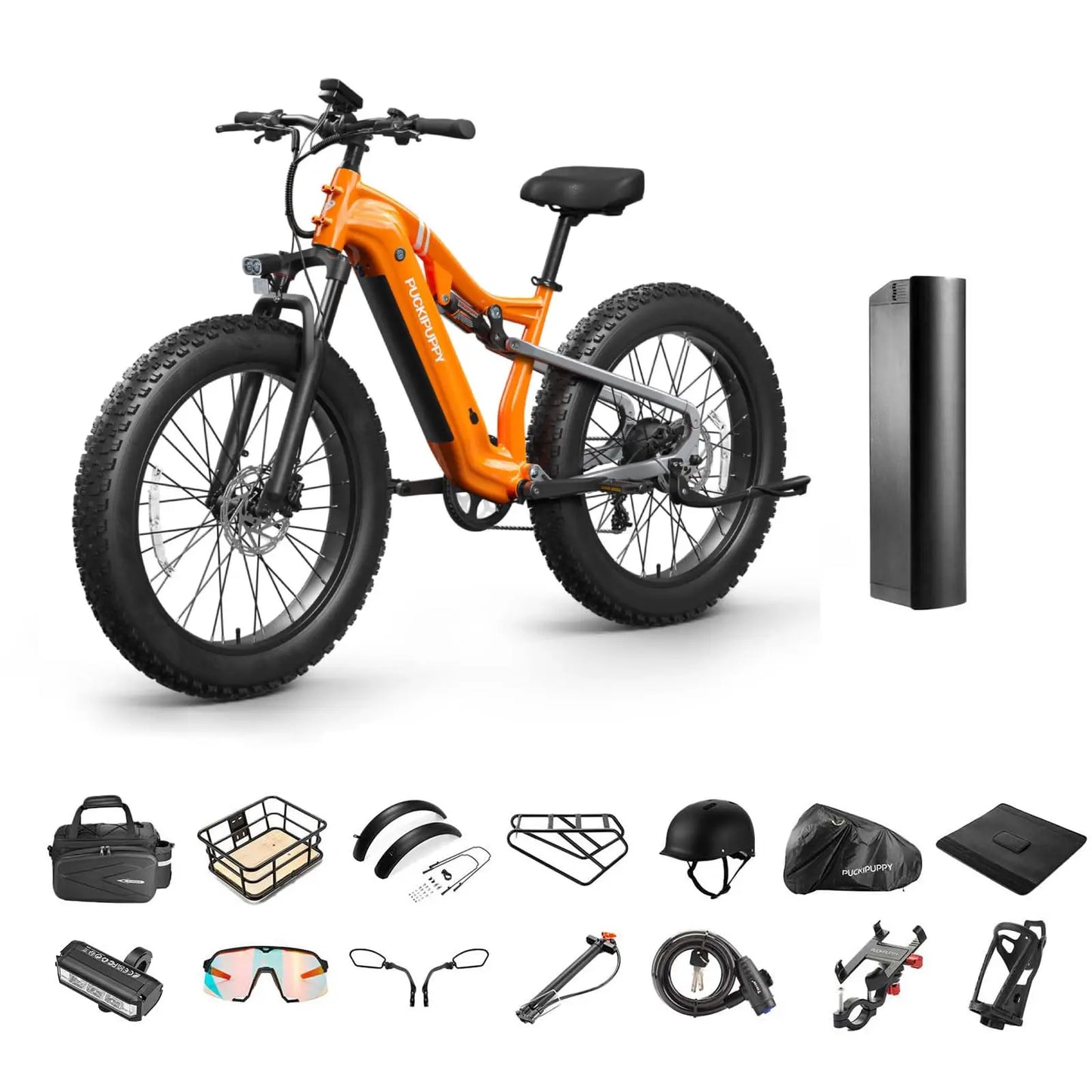 PUCKIPUPPY Labrador Pro 1350W Fat Tire Electric Mountain Bike