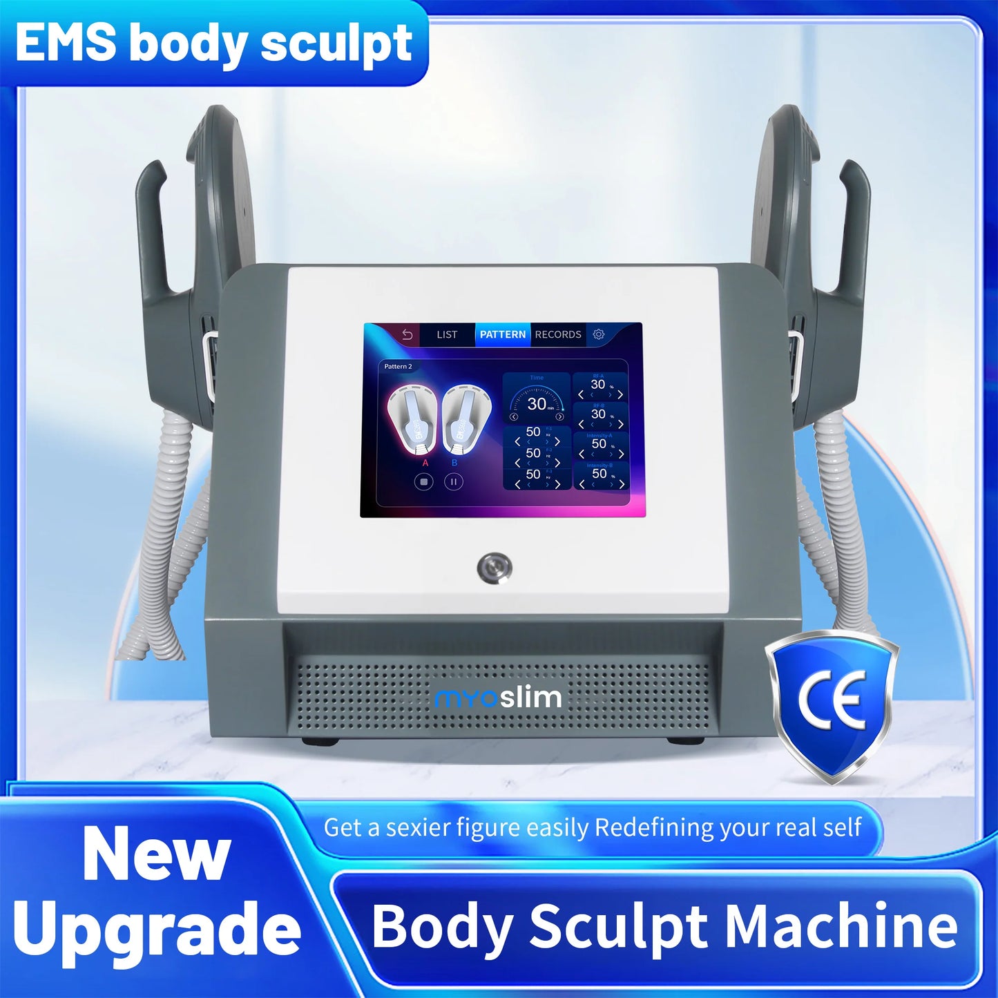 Myoslim EMS Sculpt Machine RF Zero Body Sculpting Massager