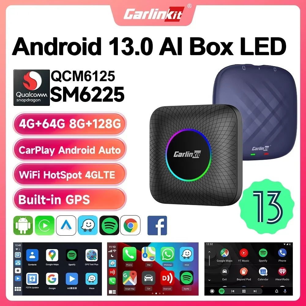Carlinkit 3 In 1 Android Auto Wireless CarPlay AI Box