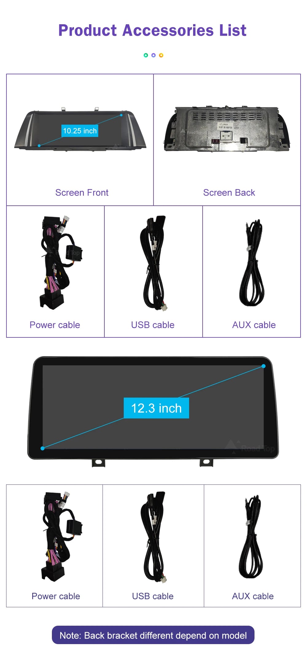 Road Top BMW 5 Series F10 F11 Touch Screen CarPlay