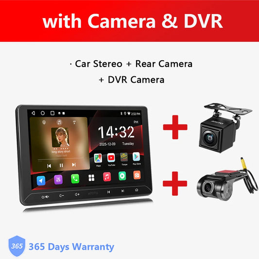 ATOTO 10 Inch Android 2 Din Car Stereo Bluetooth CarPlay